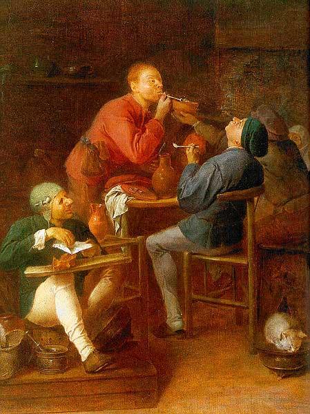 The Smokers or The Peasants of Moerdijk, Adriaen Brouwer